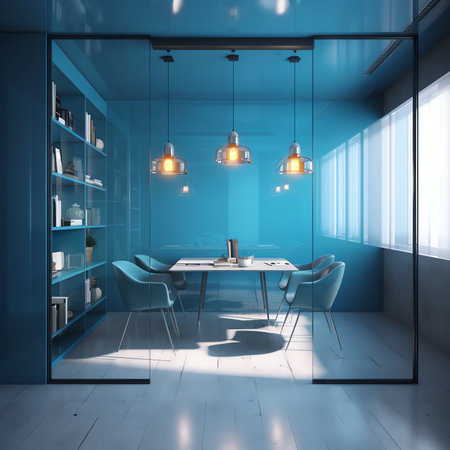 modern office interior, 3d rendering concept designの素材