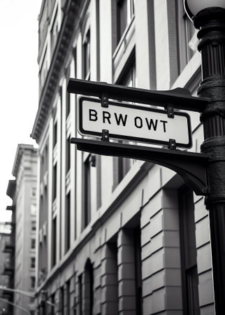 Generative AI Tribeca Street Corner in New York City.の素材