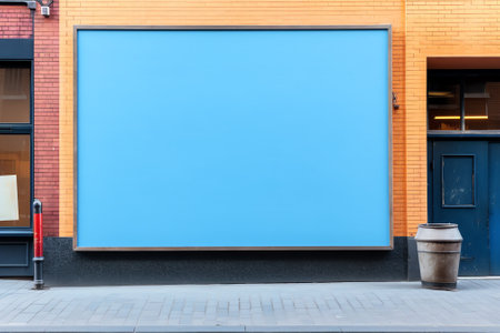 Generative AI Ann Arbor, Michigan / United States - April 26 2020: wooden blue and white closed signの素材