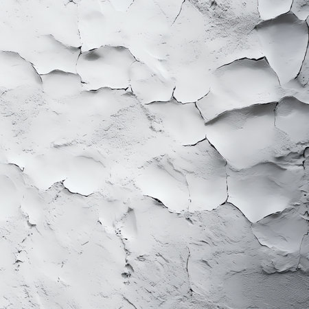Generative AI Empty white gray color texture pattern cement wall studio background. Used for presentの素材