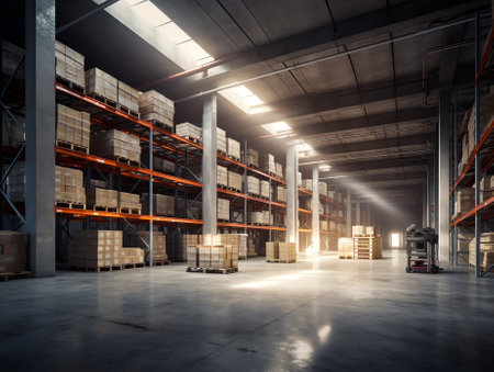 Generative AI Warehouse emptyの素材