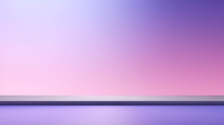 Generative AI Abstract purple studio background for product presentation. Empty room with shadows ofの素材
