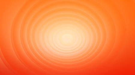 Generative AI Abstract luxury vintage orange gradient background look like sun and empty studio roomの素材