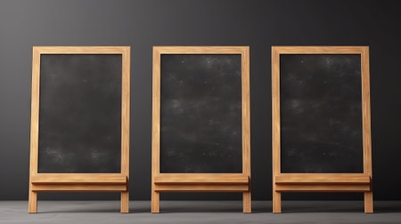 Generative AI Chalkboard menu sign mockupの素材