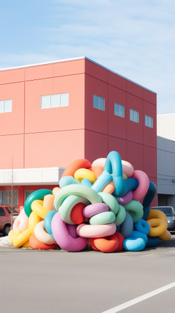 Generative AI Willow Grove, PA, USA - January 22 2023: At Home super store entrance outside of Willoの素材