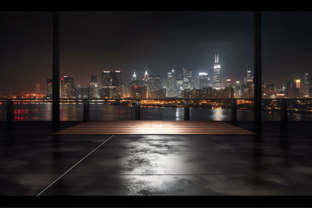 Generative AI Skyscrapers Cityscape Downtown, Los Angeles Skyline Buildings. Beautiful Real Estate.の素材