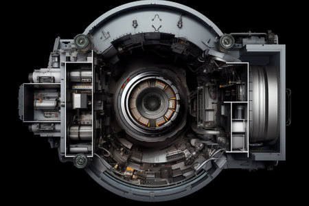 Generative AI Detailed space exposure with prime lens.の素材