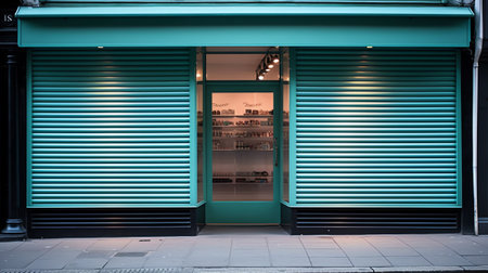 Generative AI Empty shopの素材