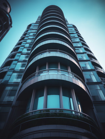 Generative AI Contemporary Building Exterior Skyscraper Design Conceptの素材