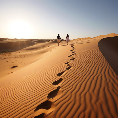 Tar road in Sahara desert between Dakhla and Farafra oasis. Egypt. Africaの素材