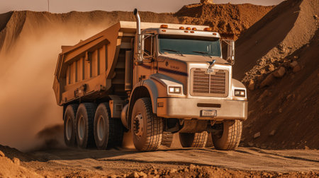 Dump Truck Unloading - Offset Collectionの素材