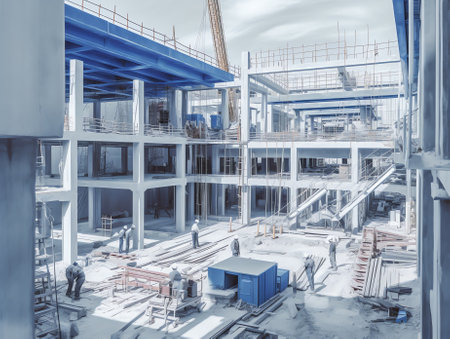 typical construction site - indoors - photoの素材