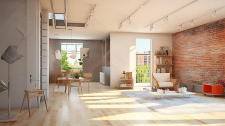 Interior of a house under construction. Renovation of an apartmentの素材