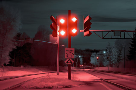 Red traffic lightsの素材