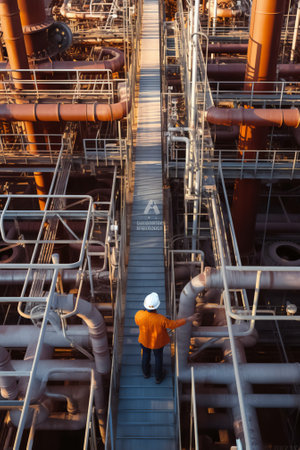 Top view crossing of the roller and conveyor treatment at shampoo plant factoryの素材