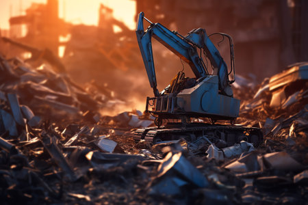scrap metal, Old industrial machine tools, Rusty metal equipment, industrial waste, iron scrap, subjective focus, steel scrap junk metal waste kept outdoor, waste managementの素材