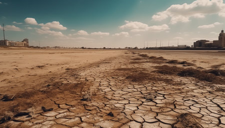 desolate landscape in italy artistic projectの素材