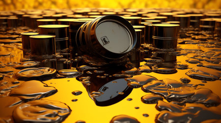 Barrel of oil depositの素材