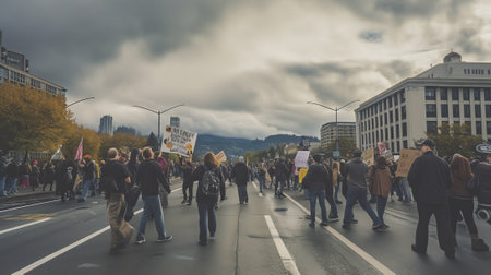 Generative AI : A protest sign from Occupy Seattleの素材