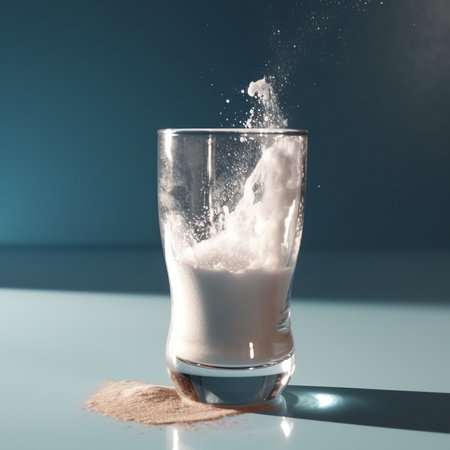 Generative AI : Blur Defocus Image of Water hit wall ground explode into drop droplet Amount Water attack impact and fluttering in air explosion Stop motion freeze shot Splash Wateの素材