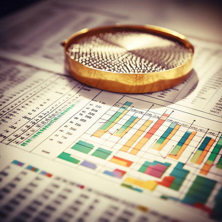 Generative AI : Business people or accountants are analyzing graphs on finance investment graph chart business strategy ideas data analysis technologyの素材