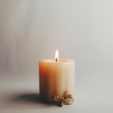 Generative AI : Candle toned imageの素材