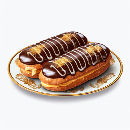 Generative AI : Delicious nut shaped cookies with condensed milk on white backgroundの素材