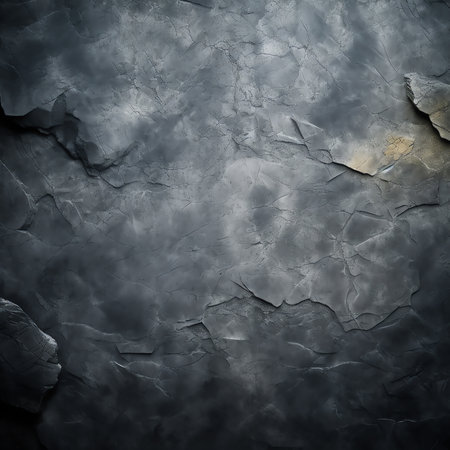 Generative AI : Empty old dark blue cement wall texture backgroundsの素材