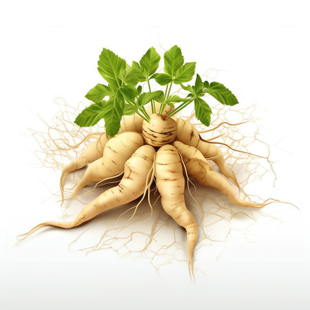 Generative AI : Korean Red ginseng herbal medicineの素材