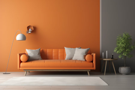 Generative AI : Lack Of Space Interior Design Mistake Sofa Furniture Does Not Fitの素材