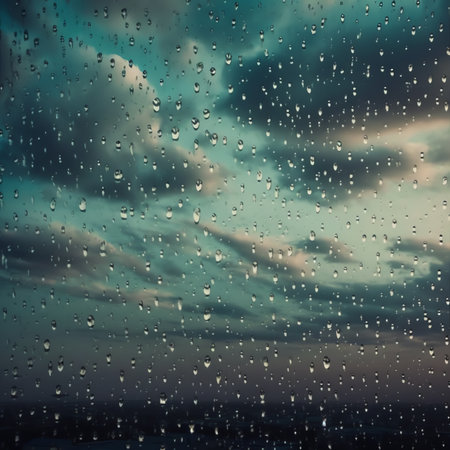 Generative AI : Light rain and Cloudy weatherの素材