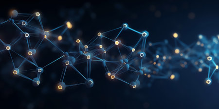 Generative AI : Science Molecule DNA Model Structure business conceptの素材