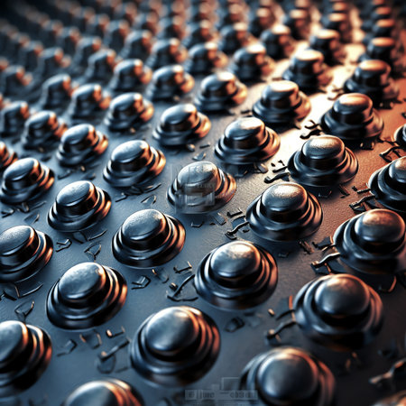 Generative AI : Steel studs used to frame in a large commercial buildingの素材