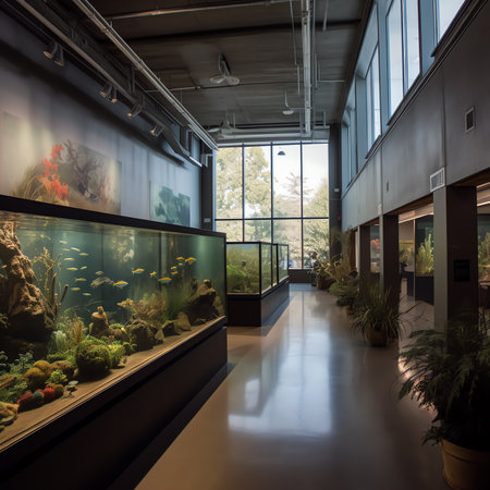 Generative AI : Wide shot of the Hopkins Marine Life Refugeの素材