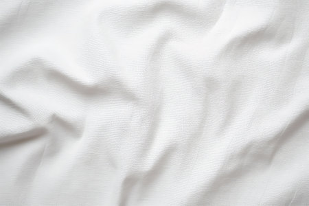 Generative AI : White fabric textureの素材