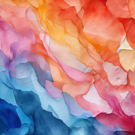 Generative AI : great watercolor background watercolor paints on a rough texture paperの素材