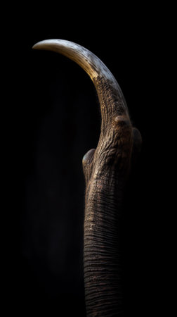 Generative AI : shofar horn isolated with rosh hashanah jewish holiday concept traditional holiday symbo lIn the background of a prayer arrangement and tallitsidourの素材