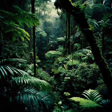Generative AI : tropical rain forestの素材