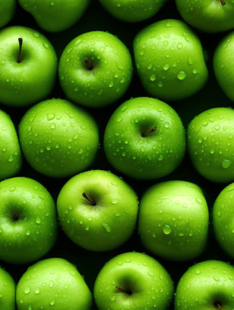 Generative AI : Apple Green backgroundの素材