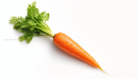Generative AI : Carrot slice Carrot top view Top view of carrot isolated on whiteの素材