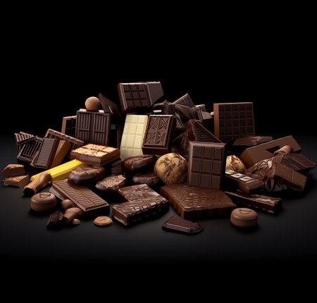Generative AI : Chocolate pieces Collectionの素材