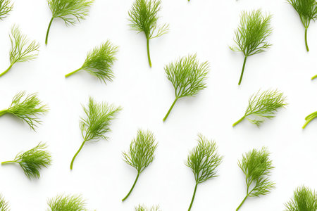 Generative AI : Dill Fresh dill isolatedの素材