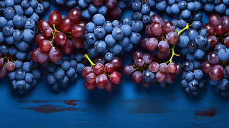 Generative AI : Grape background Dark grape Blue grape Wine grapeの素材