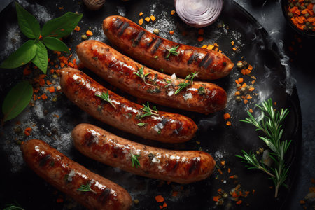 Generative AI : Grilled sausagesの素材