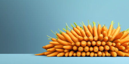 Generative AI : Organic carrot Food backgroundの素材