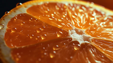 Generative AI : orange with soft focusの素材