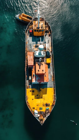 Generative AI : Aerial view of Kalk Bay fishing boat repair Cape Town South Africaの素材