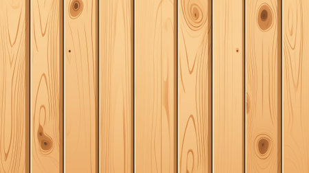 Generative AI : vintage wall of wooden planks style background old panels vector trace wood texture illustrationの素材