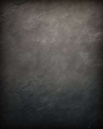 Generative AI : Black crumpled paper texture pattern Rough grunge old blank Vector abstract backgroundの素材