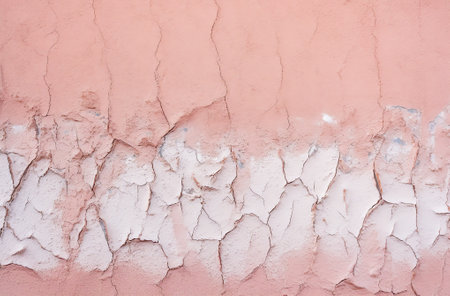 Generative AI : Red White Wall Background Old Grungy Brick Wall Horizontal Texture Brickwall Backdrop Stonewall Wallpaper Vintage Wall With Peeled Plaster Retro Grunge Wall Brick Wの素材